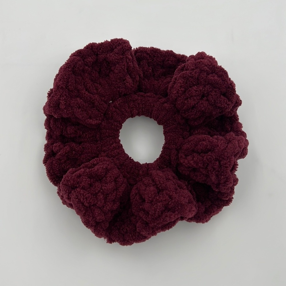 Wholesale 10 Oversized Scrunchies Hair Ties Crochet Handmade Mystery Colors - Picture 9 of 16
